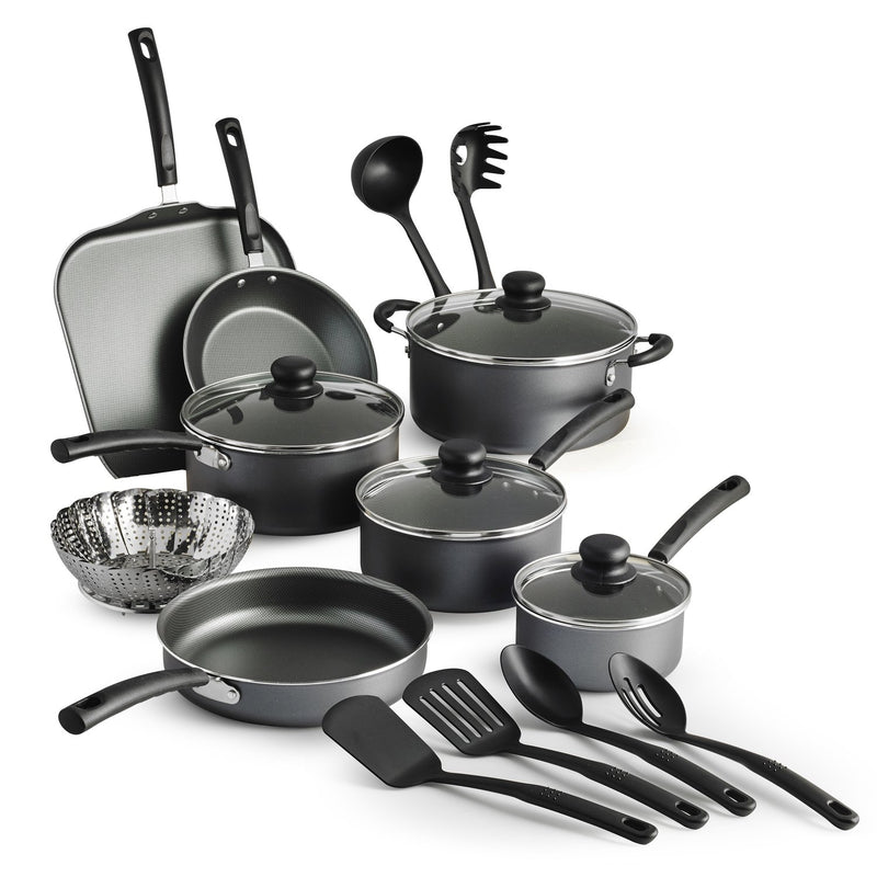 18 Piece Non-stick Cookware Set, Tramontina Primaware, Red - Fry's Superstore