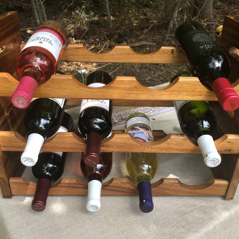 4 Bottle Stackable Wine Rack - Fry's Superstore
