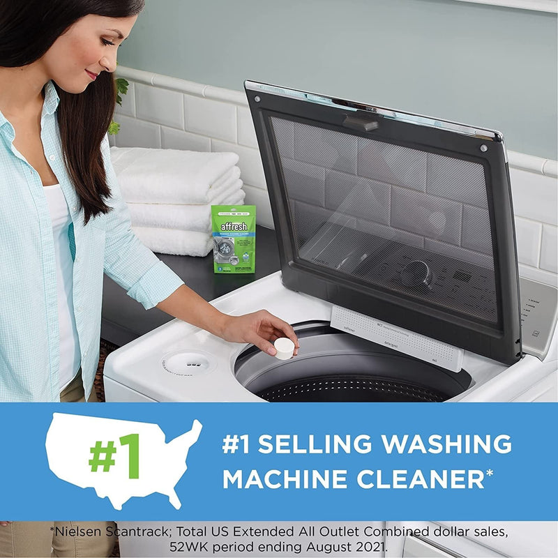 Affresh Washing Machine Cleaner, Cleans Top Load and Front Load Washers, 3 Tablets - Fry's Superstore