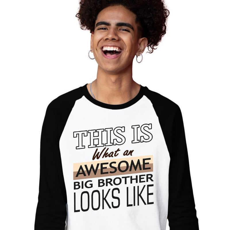 Awesome Big Brother Baseball T-Shirt - I'm the Big Brother T-Shirt - Funny Family T-Shirt - Fry's Superstore