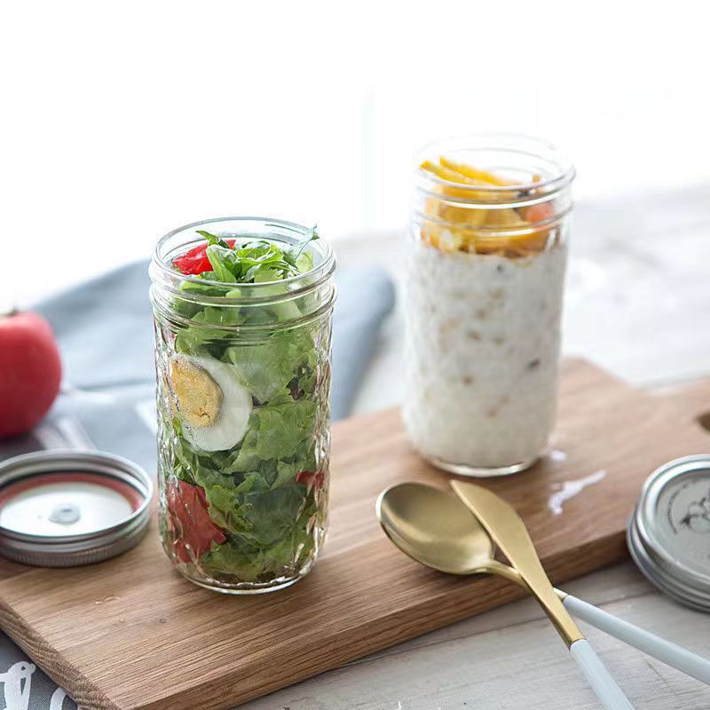 Clear Glass Mason Jar with Lid - Fry's Superstore
