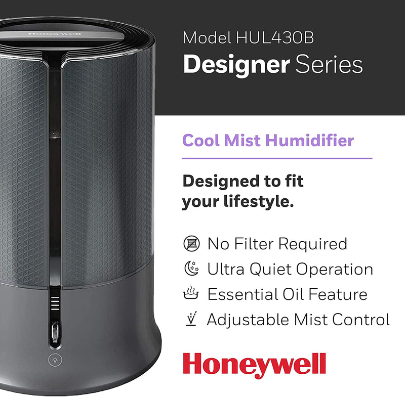 Designer Series Cool Mist Humidifier, Black - Fry's Superstore