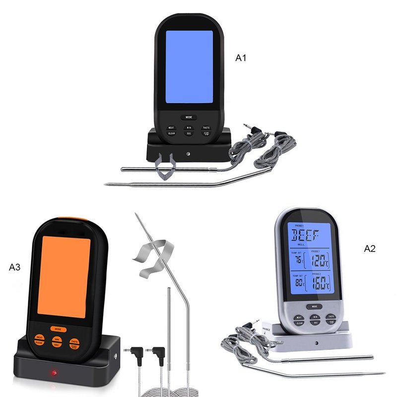 Digital Meat Thermometer with Waterproof Dual Probe Wireless Remote Thermometer - Fry's Superstore