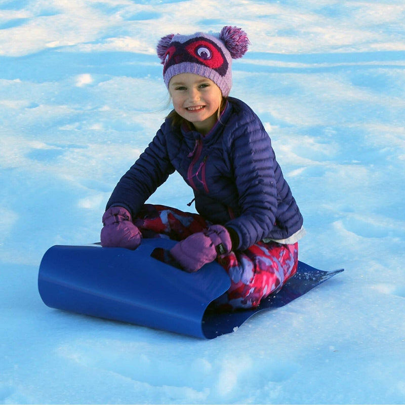 Flexible Flyer Flying Carpet Kids Lightweight Roll-Up Snow Sled, Blue - Fry's Superstore