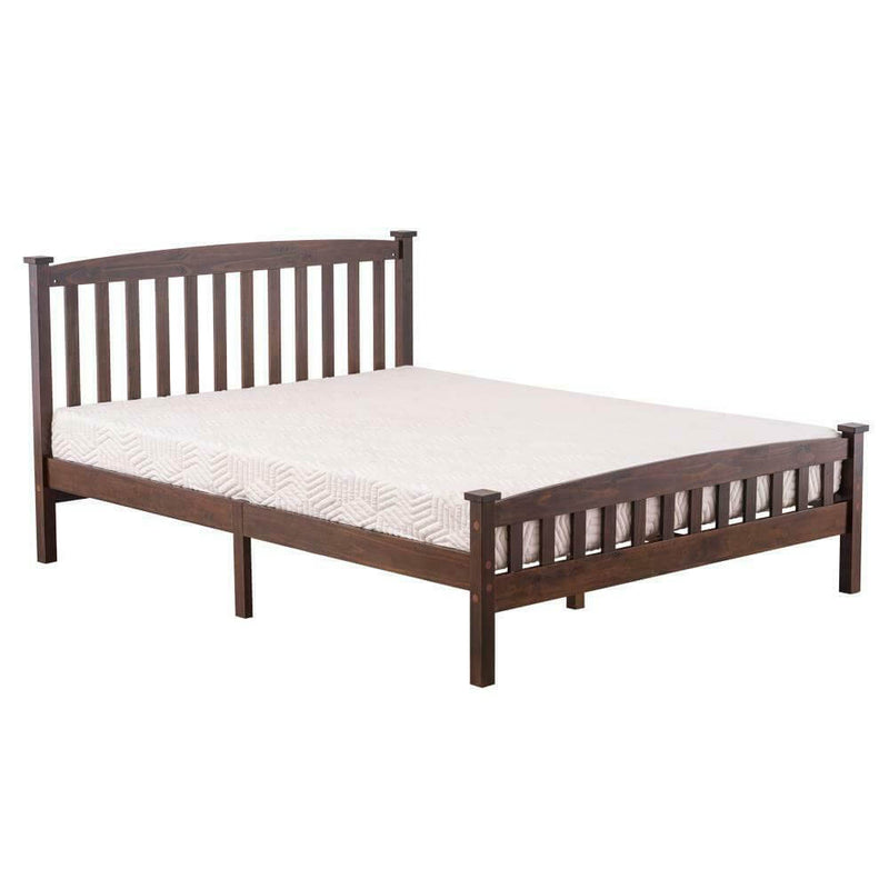 Full-Size Bed Frame Walnut - Fry's Superstore