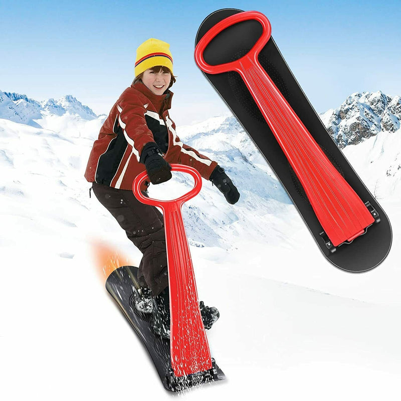 Heavy-Duty Winter Downhill Snow Scooter Sled for Kids/Adults, Foldable - Fry's Superstore