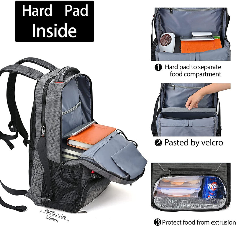 Insulated Cooler Lunch Laptop Backpack with USB Port - Fry's Superstore