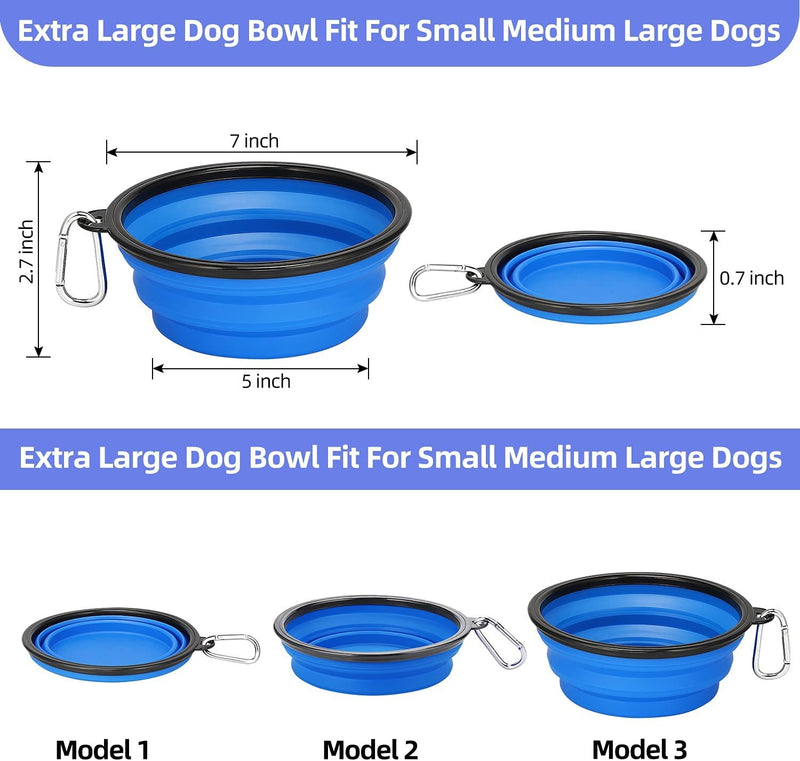 Large 34oz Collapsible Dog Bowls, 2 Pack - Fry's Superstore