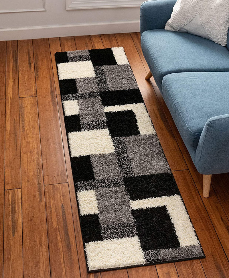 Madison Shag Cubes Modern Area Rug - Fry's Superstore