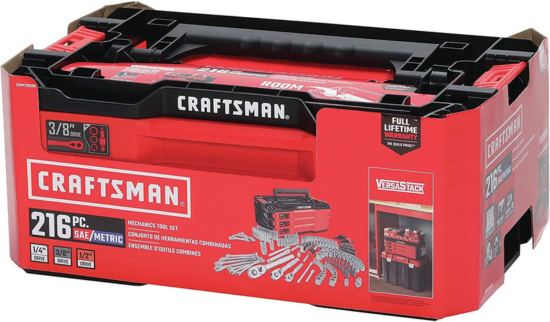 Mechanics Tools Kit with 3 Drawer Box, 216-Piece (CMMT99206) - Fry's Superstore