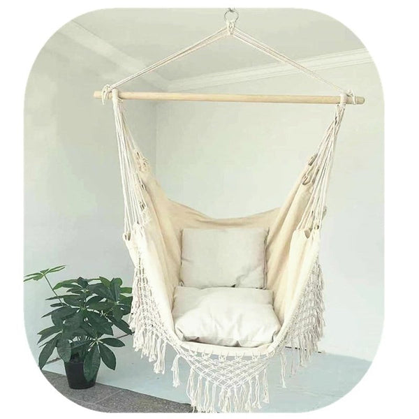 Nordic Style Outdoor Indoor Hanging Swing Hammock Chair - Fry's Superstore