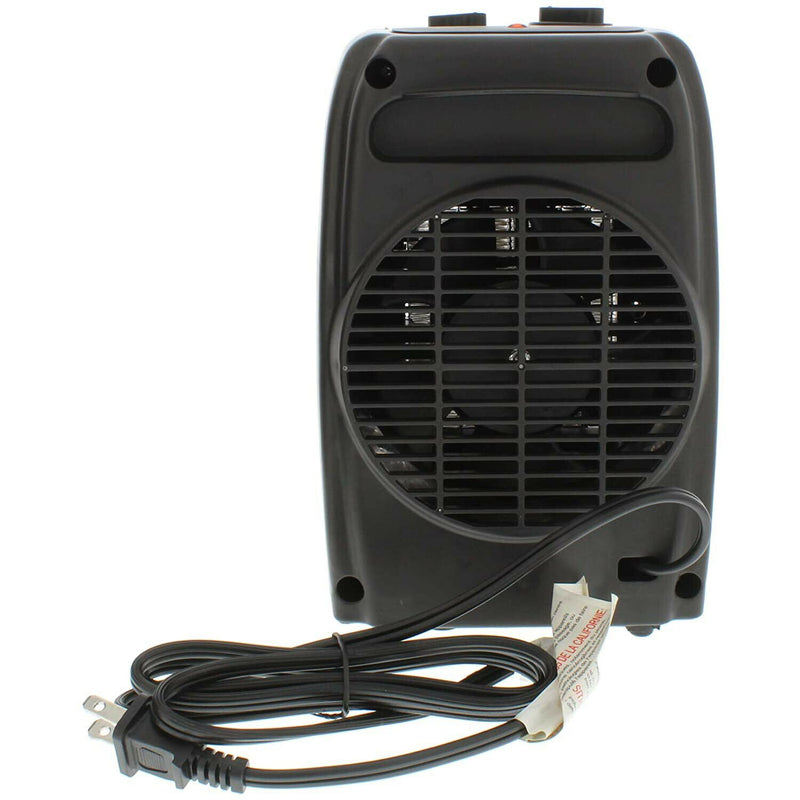 Portable Electric Ceramic Personal Fan Space Heater, Black - Fry's Superstore