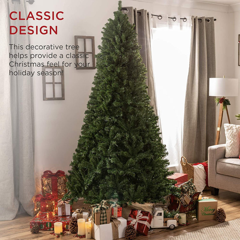Premium Spruce Artificial Holiday Christmas Tree With Metal Hinges & Foldable Base - Fry's Superstore