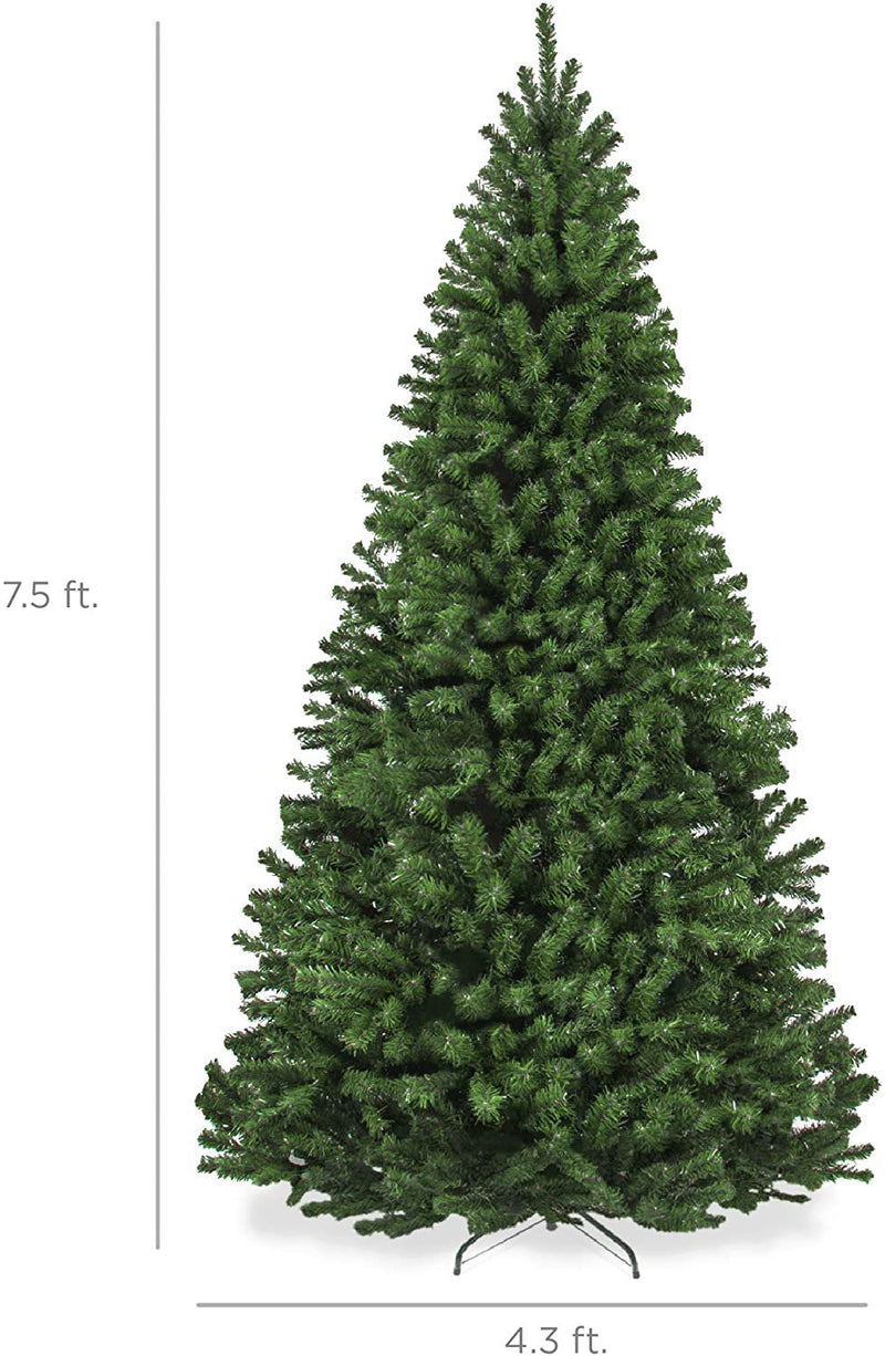 Premium Spruce Artificial Holiday Christmas Tree With Metal Hinges & Foldable Base - Fry's Superstore