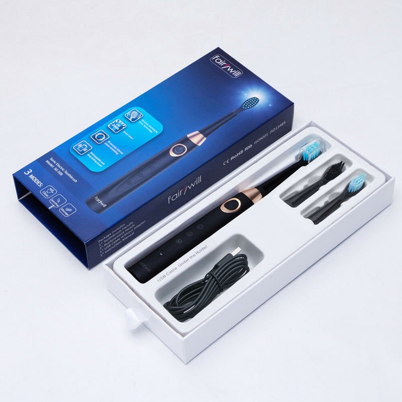 Rechargeable Electric Toothbrush 3 Modes Timer Sonic Fairywill - Fry's Superstore