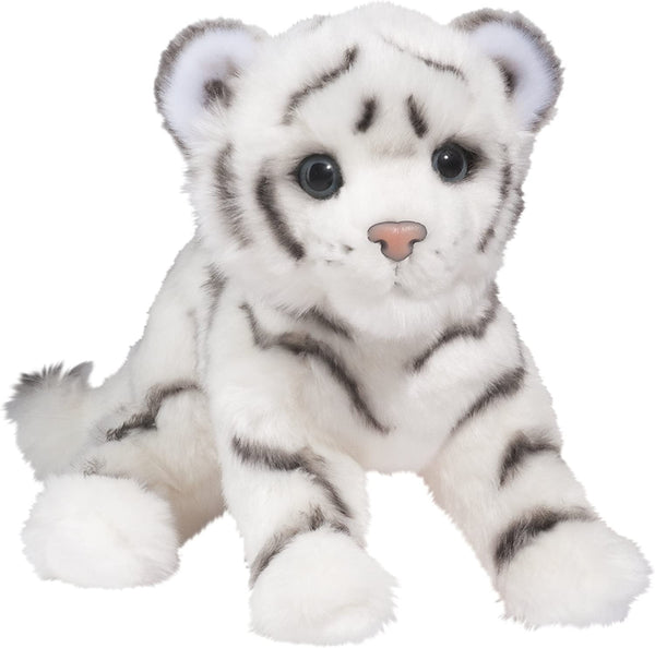 Silky White Tiger Cub Plush Stuffed Animal - Fry's Superstore