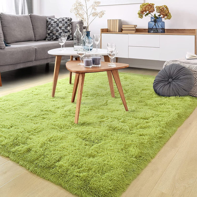 Soft Fluffy Thick Comfy Shag Rug for Living Room, Bedroom, Kids Room Area Rug - Fry's Superstore