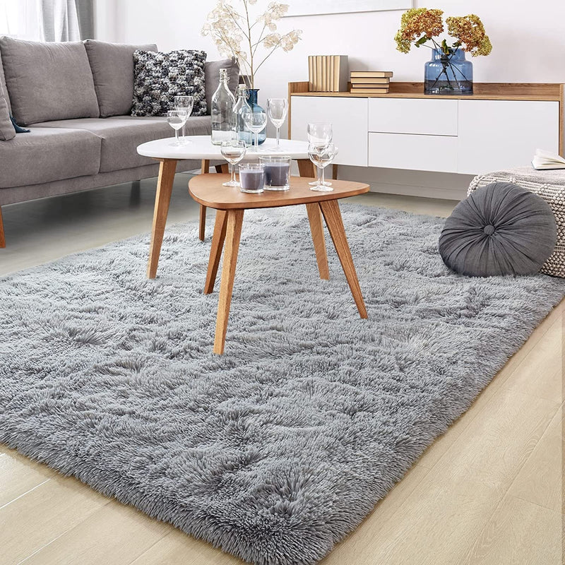 Soft Fluffy Thick Comfy Shag Rug for Living Room, Bedroom, Kids Room Area Rug - Fry's Superstore