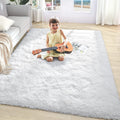 Soft Fluffy Thick Comfy Shag Rug for Living Room, Bedroom, Kids Room Area Rug - Fry's Superstore