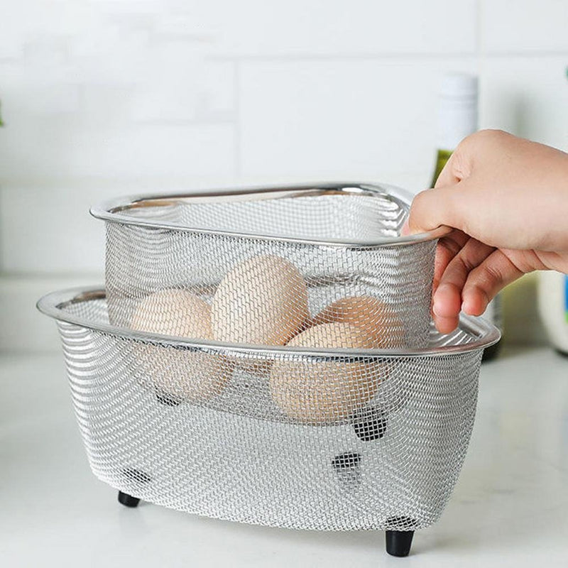 Stainless Steel Kitchen Sink Food Drain Basket - Fry's Superstore