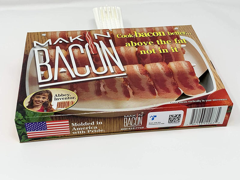 The Original Crispy Makin Bacon Microwave Bacon Tray, 35% Less Fat for a Healthy Breakfast - Fry's Superstore