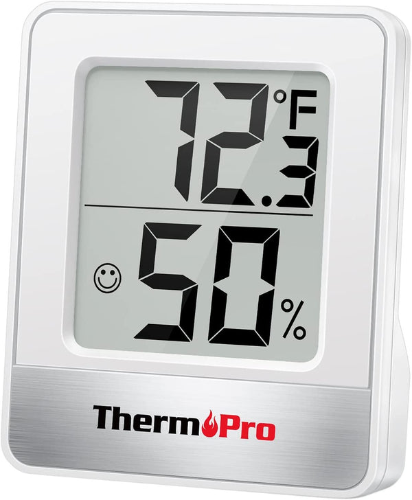 ThermoPro TP49 Wall Thermometer Indoor Humidity Monitor - Fry's Superstore