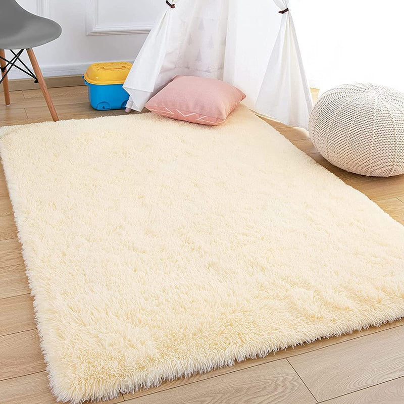 Ultra Soft Fluffy Indoor Modern Area Rug - Fry's Superstore