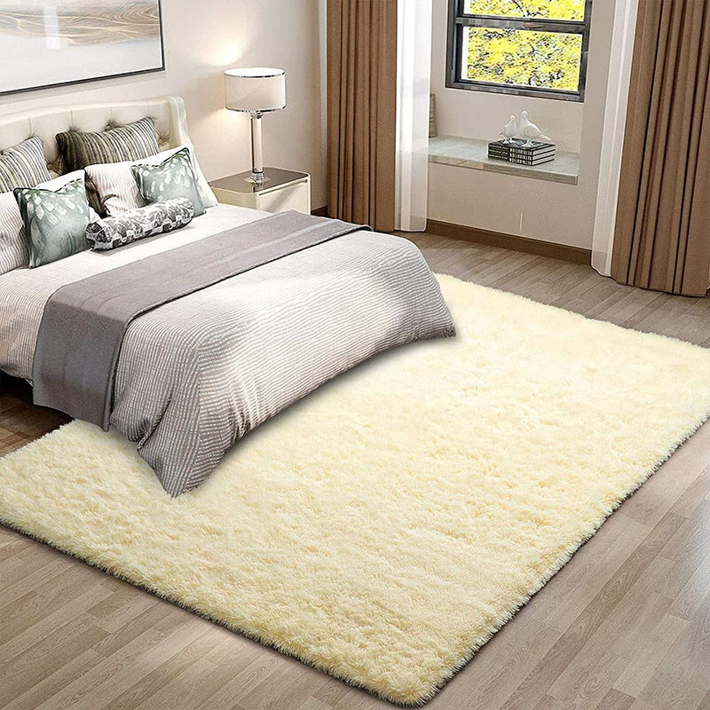 Ultra Soft Fluffy Indoor Modern Area Rug - Fry's Superstore