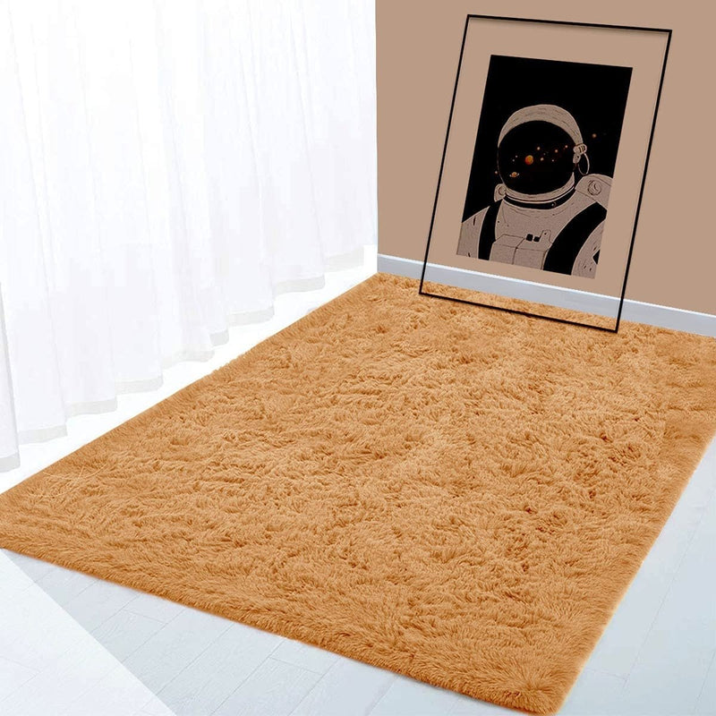 Ultra Soft Fluffy Indoor Modern Area Rug - Fry's Superstore