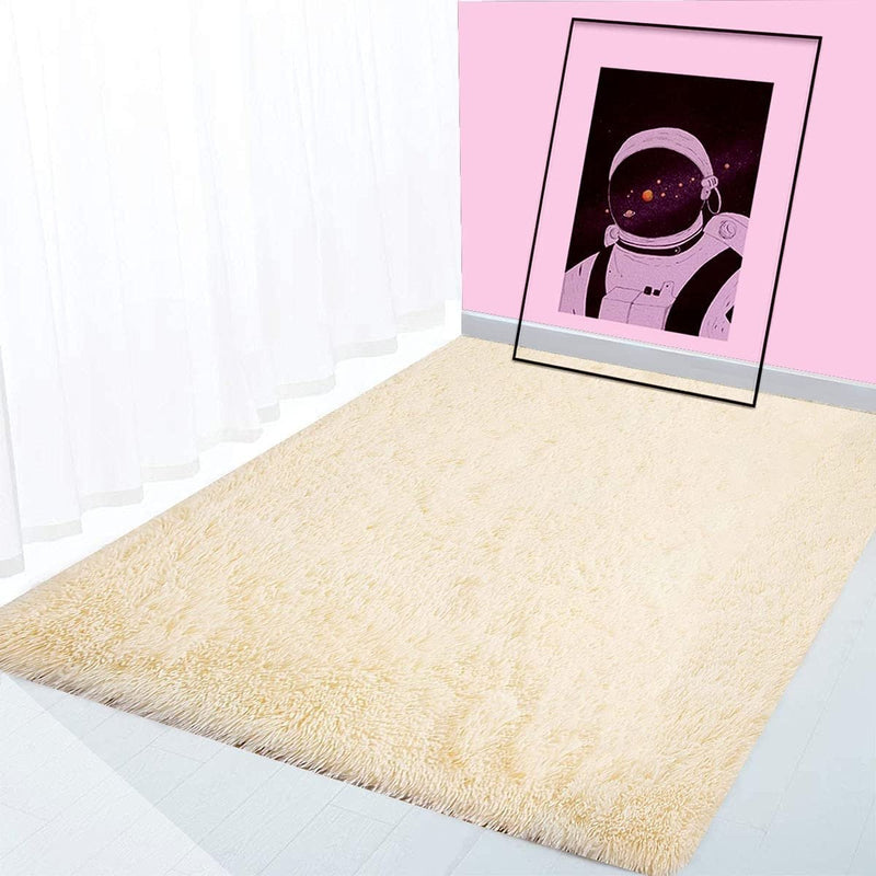 Ultra Soft Fluffy Indoor Modern Area Rug - Fry's Superstore