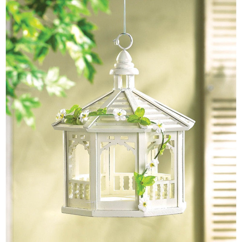 White Gazebo Bird Feeder - Fry's Superstore